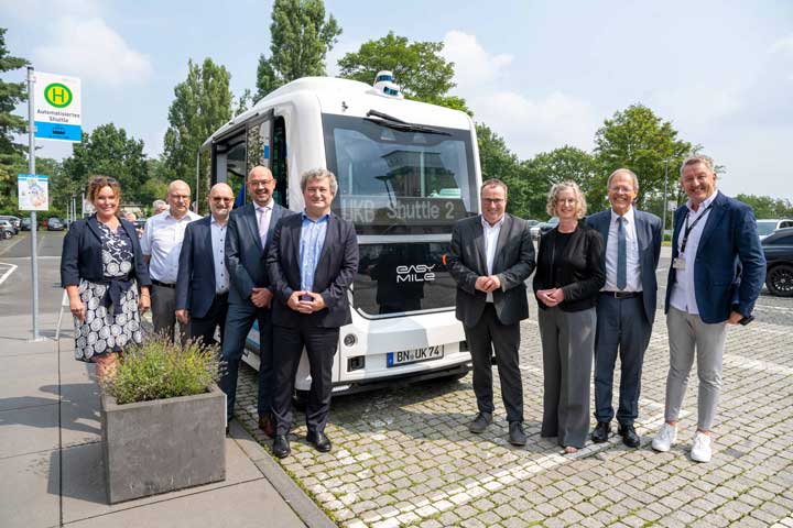 Shuttlebus Einweihung