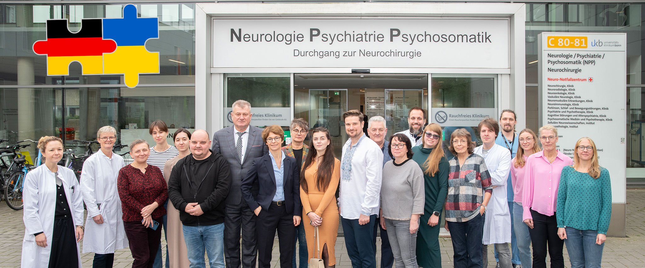 Ukrainische Delegation besucht Klinik für Psychiatrie und Psychotherapie des Universitätsklinikums Bonn